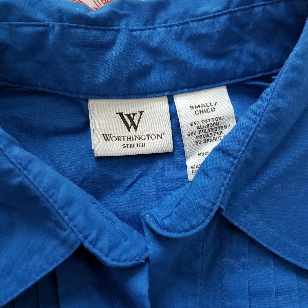 Blue button up shirt - Picture 8 of 8